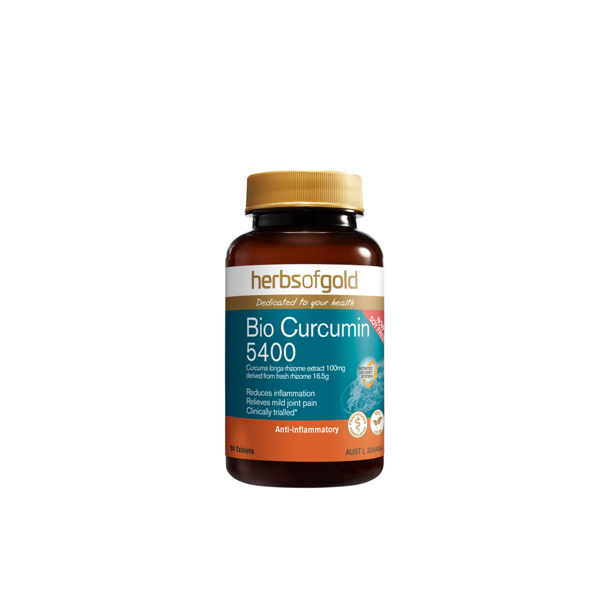 Bio Curcumin 5400 30 Tablets - Herbs of Gold | MLC Space