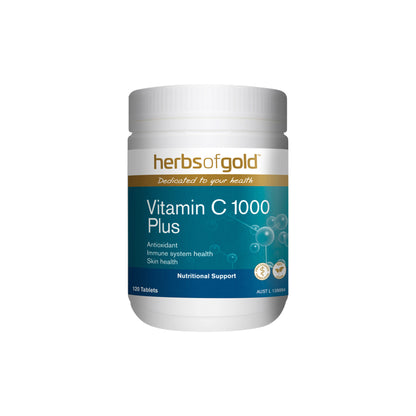 Vitamin C 1000 Plus - 120 Tablets - Herbs of Gold | MLC Space