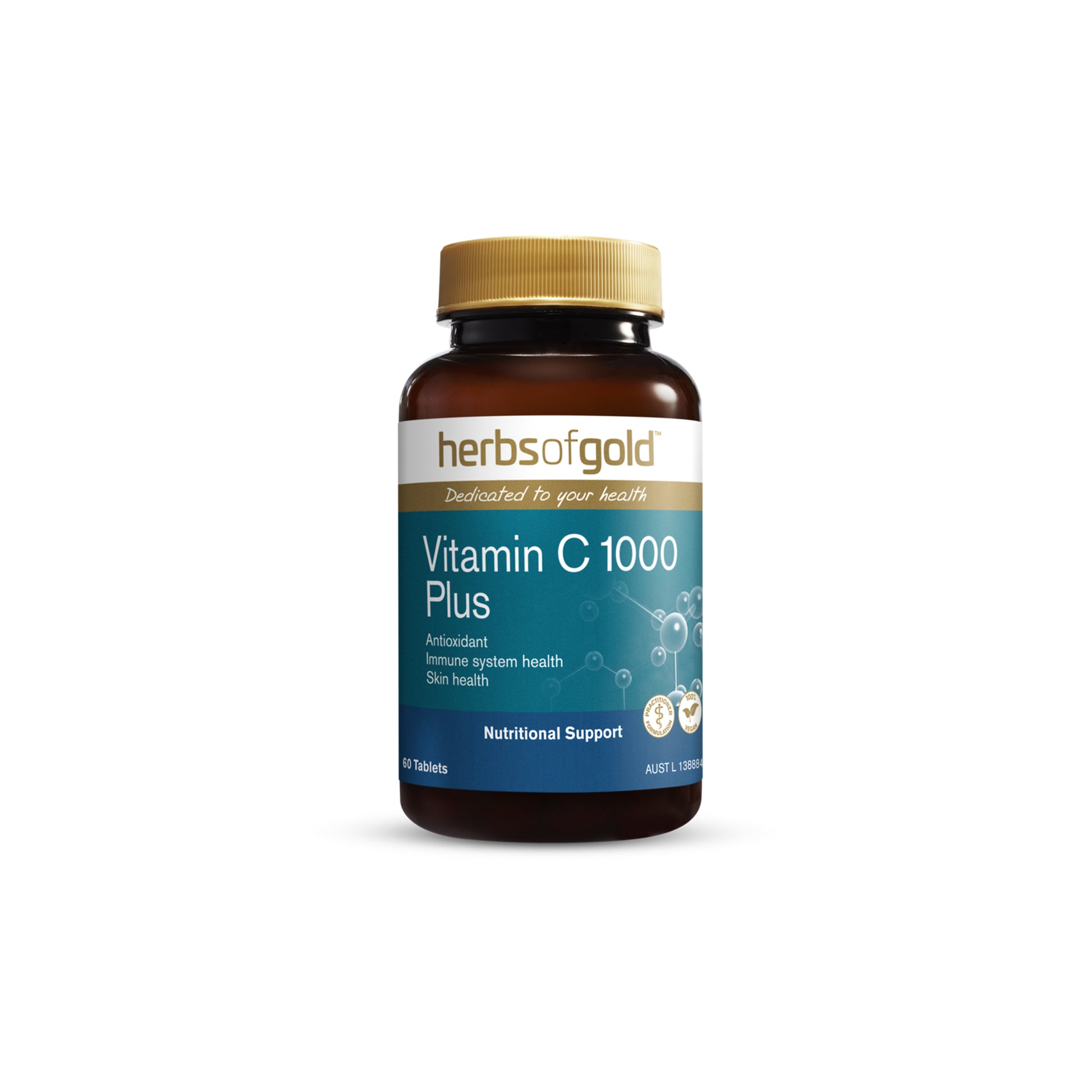 Vitamin C 1000 Plus - 60 Tablets - Herbs of Gold | MLC Space